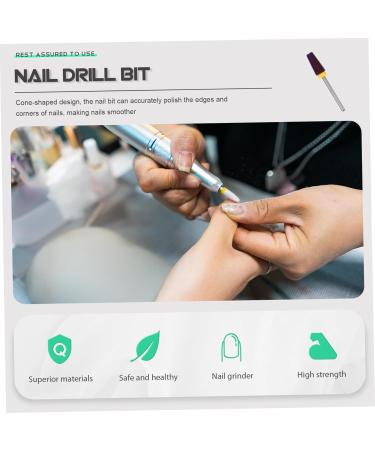 Healeved frog charms for bracelets manicure broca 5 en 1 drill nails nails drill bits Nail supplies alloy Tungsten steel Acrylic nail clippers Nail flakes manicure supplies hard - Buy Online on GoSupps.com