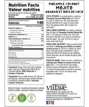 Gourmet du Village Mojito Pinapple Coconut Box 105g 105 Grams - Buy Online on GoSupps.com