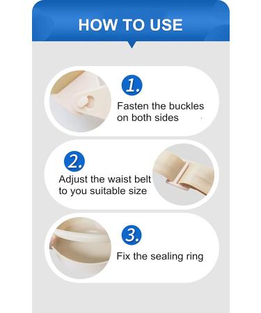 Waterproof Stoma Ostomy Bath Cover with Adjustable Belt - Bath Assist Accessory and Ostomy Supply - Buy Online on GoSupps.com