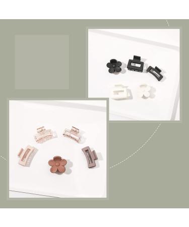 22 Pcs Small Claw Hair Clips for Thin Hair - Mini Hair Claw Accessories for Women and Girls - Buy Online on GoSupps.com