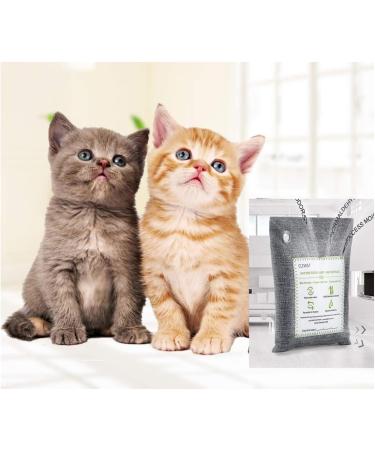 Lijuang Air Purifier Bag - 2 Pack (2x100g) | Natural Bamboo Activated Carbon Odor Remover for Car Home & Bedroom | Freshen Air in Apartments & Cupboards - Buy Online on GoSupps.com