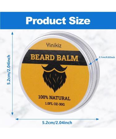 LOPHE Beard Balm for Men Natural Beard Care Blends Organic Beard Oil Leave-In Beard Wax Conditioner Facial Hair Moisturiser for Softening Hair Eliminating Beard Dandruff Healthy Beard Growth(30g) - Buy Online on GoSupps.com