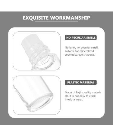 Minkissy 20Pcs Mini Empty Loose Powder Bottles - Clear 3ml Glass Containers for Cosmetic Glitter & Eye Shadow - Travel-Friendly Design - Buy Online on GoSupps.com