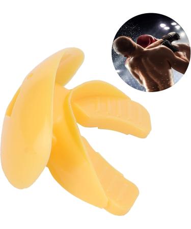 Verdant Touch Shock Mouthguard - Premium Sports Mouthguard for Football Lacrosse Hockey & Basketball - Yellow Flavor - Buy Online on GoSupps.com