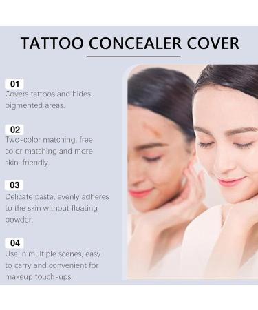  G n rique Waterproof Concealer Cream Full Coverage Foundation 1.1x1.65in Quick Fix Makeup Matte Natural Finish Long-Lasting Formula for Neck Arms Face Use for Men Women - Buy Online on GoSupps.com