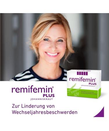 Remifemin Plus St. John's Wort 2x100 Tablets - Hormone-Free Natural Relief for Menopause - Stronger Mental Clarity - 200 Vegetable Pills - Buy Online on GoSupps.com