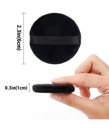 FUNSEED Powder Puff - Round Black Makeup Applicators 8 Pack | Perfect for Flawless Application - Buy Online on GoSupps.com