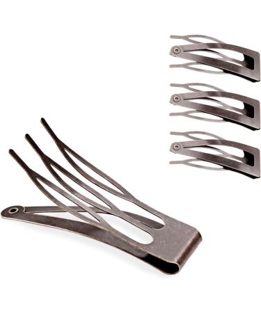 Mbsomnus 18PC Double Grip Hair Clips Snap Metal Barrettes for Women & Girls - Vintage Bronze Hair Accessories - Buy Online on GoSupps.com