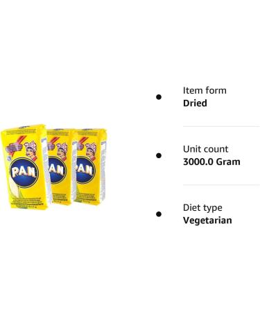 White Corn Flour Precooked 10kg Bag - Colombian and Venezuelan Blend | Harina de Maiz Blanco Precocida 3 x 1kg - Buy Online on GoSupps.com