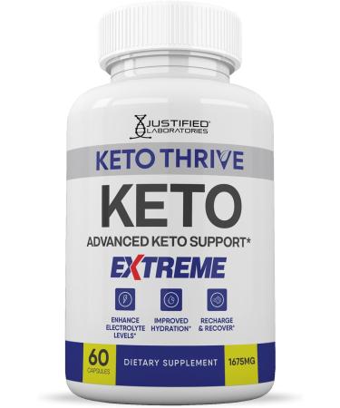 Keto Thrive Keto ACV Extreme Pills 1675MG Keto Support Blend Capsule Alternative to Keto ACV Gummies Formulated with Apple Cider Vinegar Extra Virgin Olive Oil Powder Green Tea Leaf 60 Capsules - Buy Online on GoSupps.com