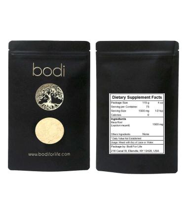 bodi : Maca Root Powder | 4oz to 5lb | 100% Pure Natural Hand Crafted (4 oz) 4 Ounce (Pack of 1)