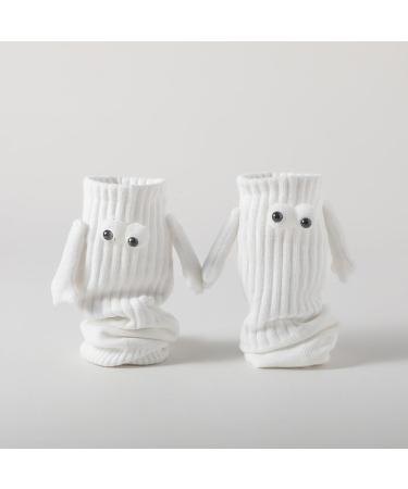 Leasote Magnetic Suction Couple Socks - Big Eyes Design | Fun Gifts for Women & Men - Buy Online on GoSupps.com