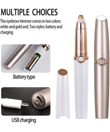 Okian Eyebrow Hair Remover Trimmer for Women - Rechargeable Face & Lips Grooming Tool - Fast International Shipping - Buy Online on GoSupps.com