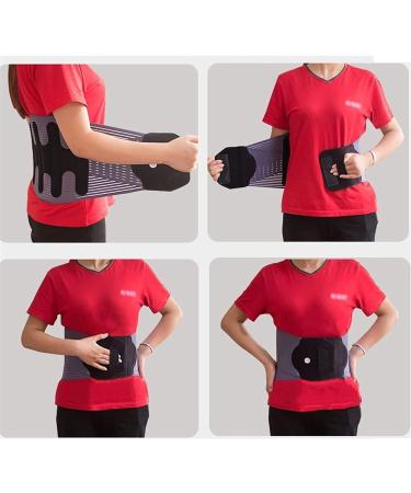 Breathable Back Brace for Men Women Waist Back Support Lumbar Decompression Belt for Sciatica Herniated Disc Scoliosis Back Pain Relief /1115 (Color : Grey Size : M) - Buy Online on GoSupps.com