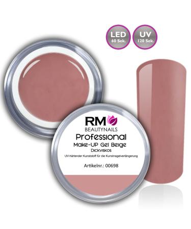 Buy UV Gel Make-Up Led Gel - Beige Nude Thick Camouflage Nail Gel 15ml | RM Beautynails - International Shipping Available - Buy Online on GoSupps.com