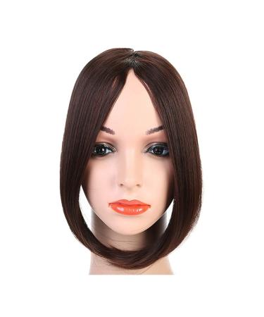 Bangs Side Bangs Long Straight Bangs Middle Part Bangs Invisible Clip in Bangs Synthetic Nature Look Hair Piece Extension Fringe Clip in Hair Bangs Hairpiece for Women Curved Bangs for Daily Wear ( 923-2-33