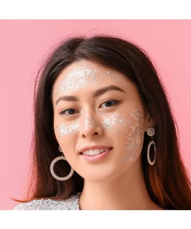 Makeup Glitter Glue Peel-Off Formula - Long-Lasting Adhesive for Eyes Face & Body | Chunky Glitter Jewels & Gems - Buy Online on GoSupps.com