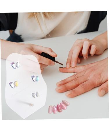 Nail Art Display Stand Acrylic Nail Art Display Frame Nail Practice Board Color Card Display Board Nail Art Board Clear Nail Gel Manicure Showing Board Mini Exercise Board White White 15x11.2cm - Buy Online on GoSupps.com