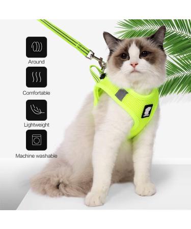 Shop Lianzimau Ultra Light Cat Dishes & Escape Protection Vest Jacket for Kittens & Puppies Adjustable Soft Padded Fruit Green | International Shipping Available - Buy Online on GoSupps.com