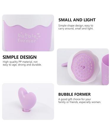 Face Wash Foam Maker - Portable Facial Cleanser Whip Cup for Travel & Home (Purple) | Perfect for Fresh Foamy Cleanse - Buy Online on GoSupps.com