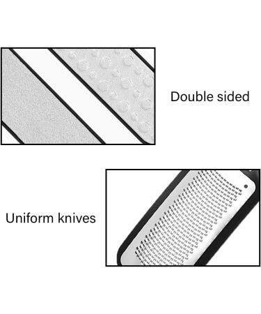 2-Piece Set Professional Foot Files Foot Scraper Feet Hard Skin Remover Callus Remover for Eliminate Dead Skin and Exfoliate to Reveal Softer and Healthier Feet - Buy Online on GoSupps.com