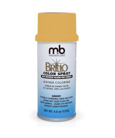 Shoe Dye Colouring Sprays - Spray Dye for Footwear Leather Vinyl and Upholstery - Re-Colour Shoes Bags Upholstery and Leather Products (Gold)