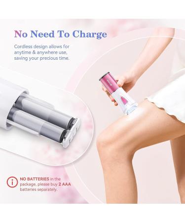 Women's Epilator Wireless Facial Epilator for Face & Body Electric Face Epelator with LED Light Painless Mini Epilator for Intimate Area Face Armpit Leg Bikini Zone Rose - Buy Online on GoSupps.com