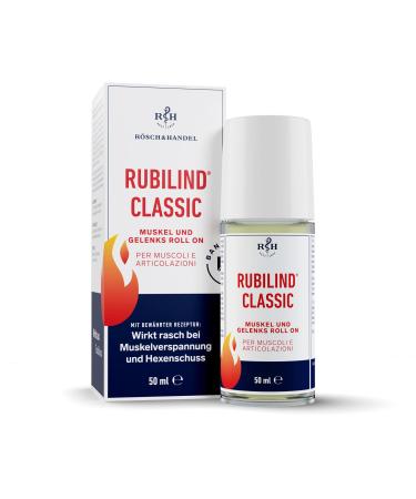 Rubilind Classic Muscle Joint Roll On - Thermo Gel in Innovative Roll On Ideal for loosening and loosening in the event of tension has a effect like heat pavement