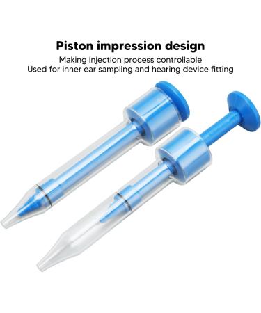 Earmold Syringe 3.5mm - Refillable Professional Ear Impression Tool (Blue) - Buy Online on GoSupps.com
