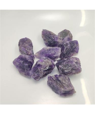 Natural Crystal Rough 1pc/100g Natural Bulk Raw Stone Dark Amethyst Irregular Natural Rock Purple for Specimen Collection Garden Decor (Color : 100g Size : 3-5cm) 3-5cm 100g - Buy Online on GoSupps.com
