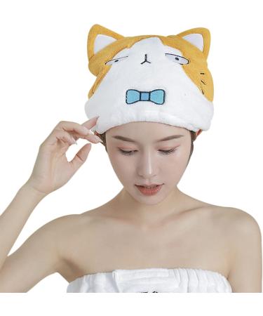 FakeFace Funny Hair Dryer Towel for Kids | Soft Microfiber Headscarf & Turban | Quick-Dry Cat Design - Buy Online on GoSupps.com