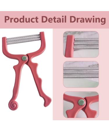 4-Piece Manual Hair Removal Spring Set - Portable Face & Body Epilator Beauty Tools - Buy Online on GoSupps.com