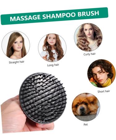 Anneome 4-Piece Silicone Scalp Massage Shampoo Brush Set Perfect for Relaxing Showers & Scalp Care | International Shipping Available - Buy Online on GoSupps.com