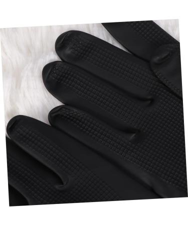 Beavorty 4 Pairs Hair Shampoo Gloves Black Gloves Barber Supplies Gloves for Hair Coloring Hairdresser Gloves Barber Gloves Reusable Gloves Hair Salon Gloves Hand Protectors Medium dye - Buy Online on GoSupps.com