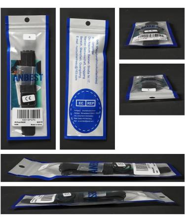 ANBEST Silicone Strap for Polar Vantage M & M2 | Sport Replacement Bracelet for Polar Grit X - Black - Buy Online on GoSupps.com