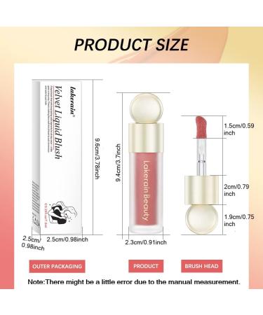 Soft Cream Matte Liquid Blush - Lightweight, Smudge Proof, Natural-Looking Dewy Finish, Coral Red Shade - Skin Tint Face Blush - Buy Online on GoSupps.com