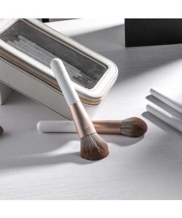 TsoLay 18Piece Pearlescent White Makeup Tools Super Soft Hair Makeup Brushes Eyeshadow Brush Set - Buy Online on GoSupps.com