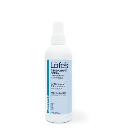 Lafe's 8oz Aluminum-Free Natural Deodorant Spray | 3 Pack | 24-Hour Protection | Unscented | Paraben & Baking Soda Free - Buy Online on GoSupps.com