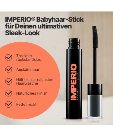 IMPERIO Hair Finishing Stick for Baby Hair | Premium Hair Mascara for Fine & Broken Hair - 12ml | Tame Flyaways & Create Smooth Styles - Buy Online on GoSupps.com
