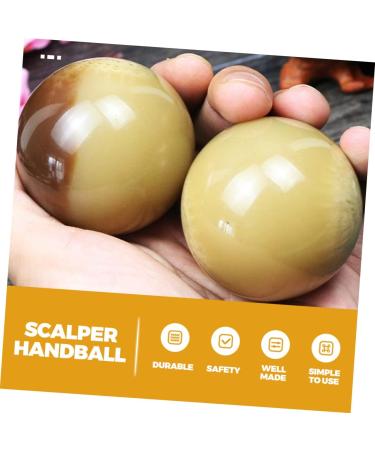 Magiclulu Handmade Horn Fitness Balls - 2-Piece Set for Hand Massage Meditation & Carpal Tunnel Relief - Ideal Hand Massager Tool - Buy Online on GoSupps.com
