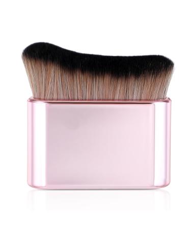 Molain self -tanner brush large Kabuki brush for the body Sunless tanner make -up brush facial make -up brush for primer rouge shadow bronzer pink rose gold