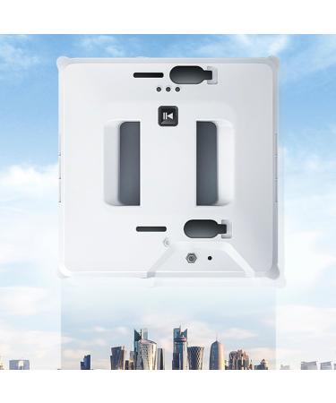 emobwdy Window Cleaning Robot 3000pa Smart Window Vacuum Cleaner Machine With Automatic Dual Water Spray Remote Control Robot Window Washer For Interior/Exterior Window/Tiles/Glass Door White