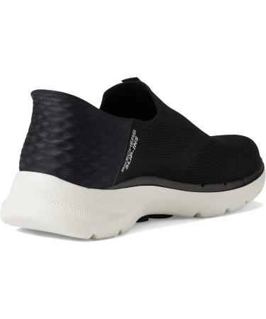 Skechers Men's Gowalk 6 Slip-ons | Athletic Walking Shoes with Memory Foam - Size 10 Black/White - Buy Online on GoSupps.com