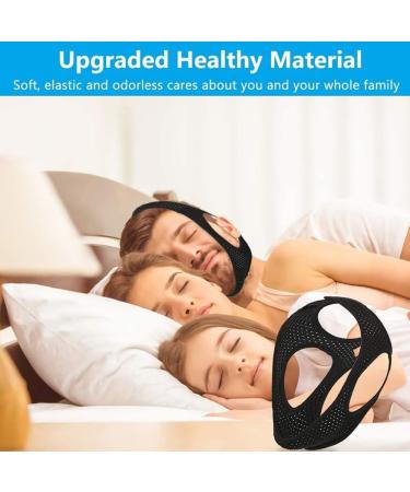 Buy Anti Snoring Chin Straps - Effective Snoring Stopper | 2024 Update | Black Snoring Equipment - Buy Online on GoSupps.com