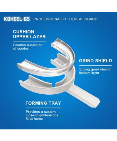 Koheel Bite Rails - Formable Teeth Grinding Solution | 5 Large White Pieces to Stop Bruxism - Buy Online on GoSupps.com