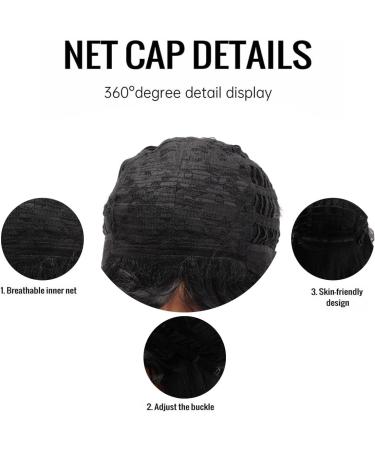 BERRYLION Men's Pop Rock Mullet Wig - Fancy Dress Wig for Adults - 70s/80s Style in Black - Buy Online on GoSupps.com