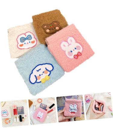 Healeeved 4-Piece Women's Towel Storage Bag Set - Menstrual Bandages Tampons Pads & Travel Cosmetic Organizer - Buy Online on GoSupps.com