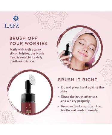 Lafz Apple Cider Vinegar Foaming Face Wash - Deep Cleansing Brush for Men & Women | 100 ml - Shop Internationally - Buy Online on GoSupps.com