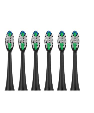 Wagner Stern. 6 Soft Replacement Brush Heads for WT9700 toothbrushes only.