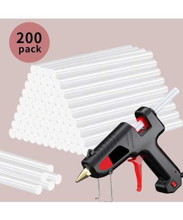 200 Pack Mini Hot Glue Gun Sticks - Multipurpose for Art, Craft, DIY - 0.43x4 Inches Clear - Compatible with Most Glue Guns - Buy Online on GoSupps.com